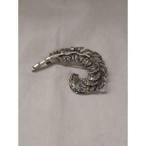 AB Crystal Feather Brooch
